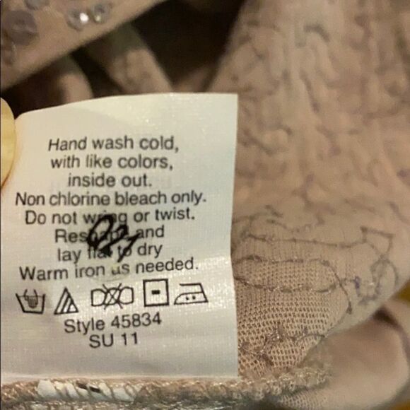 J Crew neutral cotton sparkle sequin tank 📏 - Picture 3 of 6